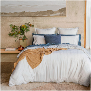 Truman Reversible Striped Quilt Cover - King