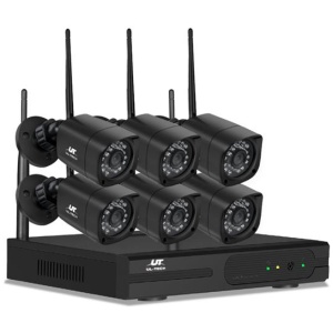UL-TECH 3MP 8CH NVR Wireless 6 Security Cameras Set