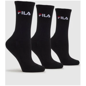 Unisex Crew Socks 3pk - BLACK - BLACK