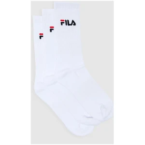 Unisex Crew Socks 3pk - WHITE - WHITE