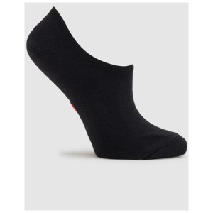 Unisex No Show Socks 3pk Black - BLACK - BLACK