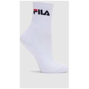 Unisex Qtr Crew Socks 3pk - WHITE - WHITE