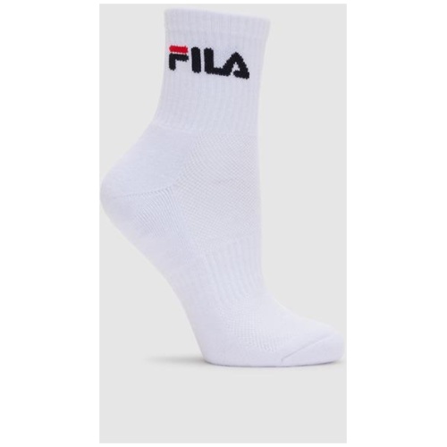 Unisex Qtr Crew Socks 3pk - WHITE - WHITE