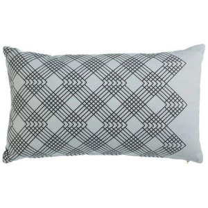 Valence Cotton Grey Cushion by Bedding House