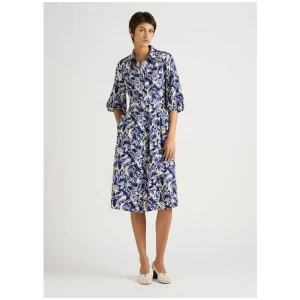 Valeria Linen Blend Shirt Dress