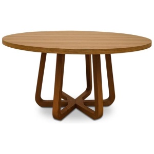 Vanya 1.5m Round Dining Table - Natural by Interior Secrets - AfterPay Available