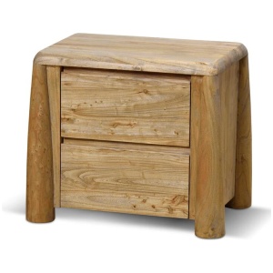 Varika 55cm Bedside Table - Natural by Interior Secrets - AfterPay Available
