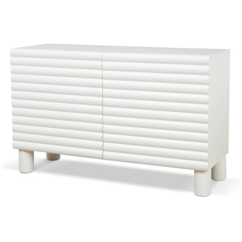 Vasuda 1.2m Sideboard Unit - White by Interior Secrets - AfterPay Available