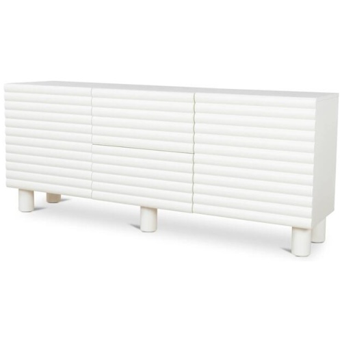 Vasuda 1.8m Buffet Unit - White by Interior Secrets - AfterPay Available