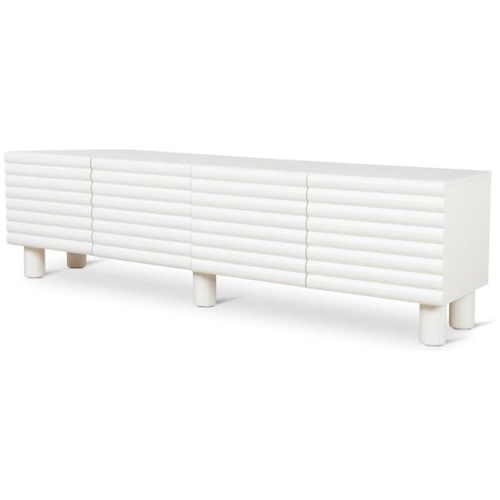 Vasuda 2m TV Entertainment Unit - White by Interior Secrets - AfterPay Available