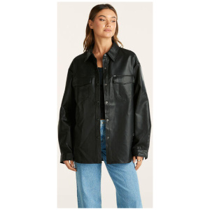 Vegan Leather Shirt