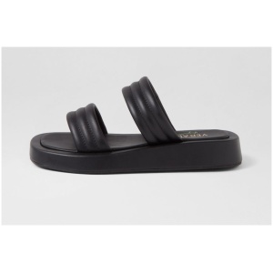 Verali Boss Ve Black Smooth Black Sandals Womens Shoes Casual Sandals Flat Sandals
