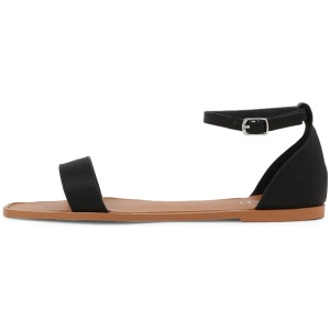 Verali Glasgow Ve Black Smooth Black Sandals Womens Shoes Casual Sandals Flat Sandals