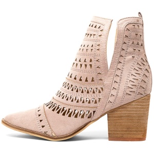 Verali Karina Ve Blush Microsuede Blush Boots Womens Shoes Casual Ankle Boots