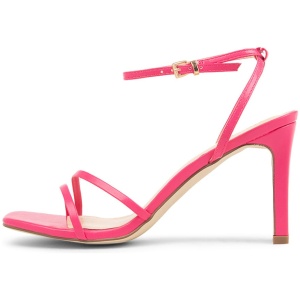 Verali Kimmy Ve Pink Smooth Pink Sandals Womens Shoes Dress Heeled Sandals