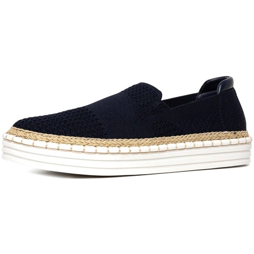 Verali Queen Ve Navy Knit Navy Sneakers Womens Shoes Casual Casual Sneakers