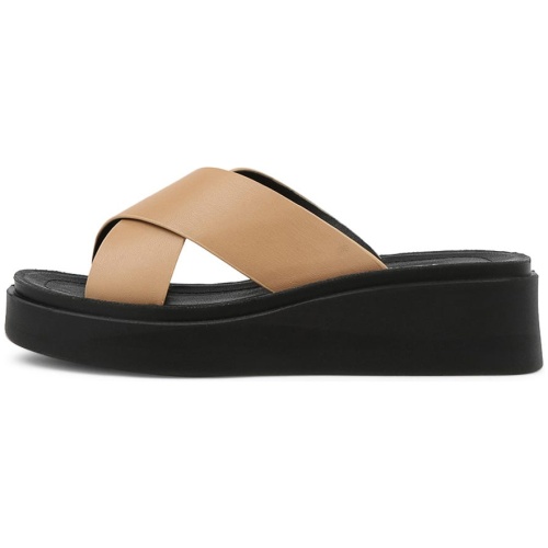 Verali Rayne Ve Lt Camel Smooth Lt Camel Sandals Womens Shoes Casual Sandals Flat Sandals
