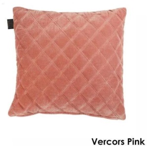 Vercors Cotton Pink Cushion by Bedding House