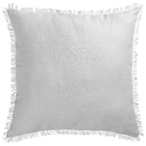 Vintage Design Homewares Dove Grey French Linen Filled Cushion Square - 55cm x 55cm