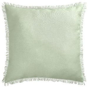 Vintage Design Homewares Sage French Linen Filled Cushion Square - 55cm x 55cm