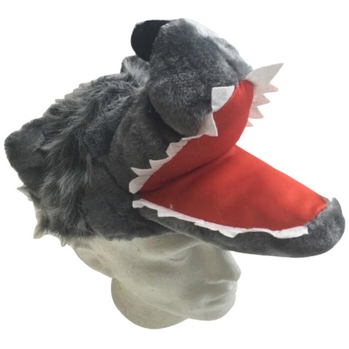 WOLF HAT Funny Party Costume Adult Childrens Animal Fancy Dress Halloween Cap