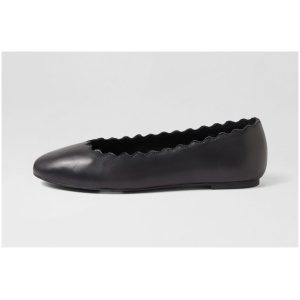 Walnut Billy Ballet Wa Black Leather Black Shoes Womens Shoes Casual Flat Shoes