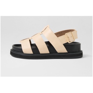 Walnut Dakota Sandal Wa Vanilla Leather Vanilla Sandals Womens Shoes Casual Sandals Flat Sandals