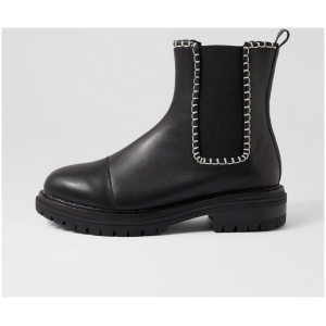 Walnut Orion Leather Boot Wa Black Leather Black Boots Womens Shoes Casual Ankle Boots