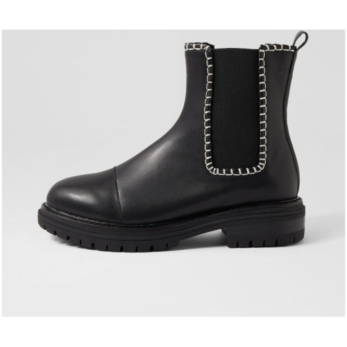 Walnut Orion Leather Boot Wa Black Leather Black Boots Womens Shoes Casual Ankle Boots