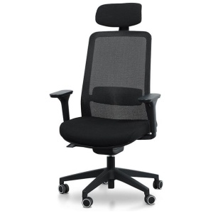 Walther Mesh Office Chair - Full Black by Interior Secrets - AfterPay Available