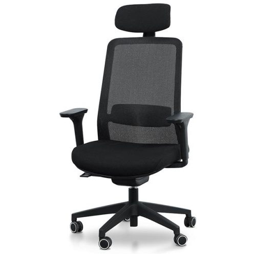 Walther Mesh Office Chair - Full Black by Interior Secrets - AfterPay Available