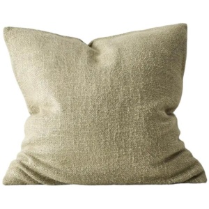Weave Domenica 50cm Linen Cushion - Sage by Interior Secrets - AfterPay Available