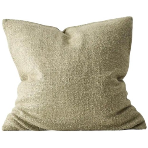 Weave Domenica 50cm Linen Cushion - Sage by Interior Secrets - AfterPay Available