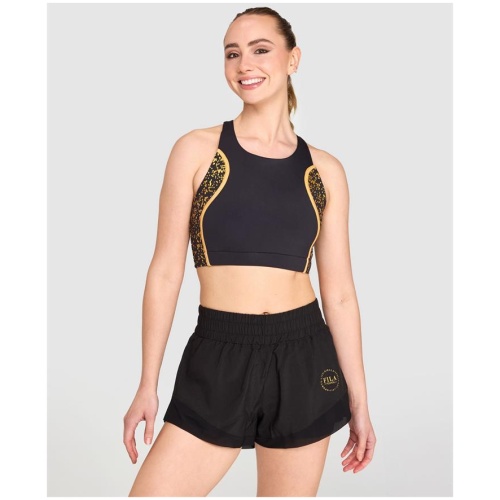 Women's Avani Crop Top - BLACK - BLACK