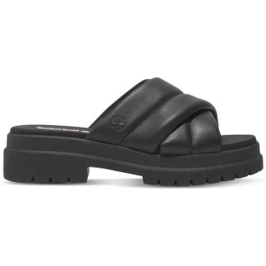 Women's London Vibe Slide Sandal Black 6 US Womens