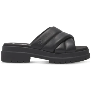 Women's London Vibe Slide Sandal Black 6 US Womens