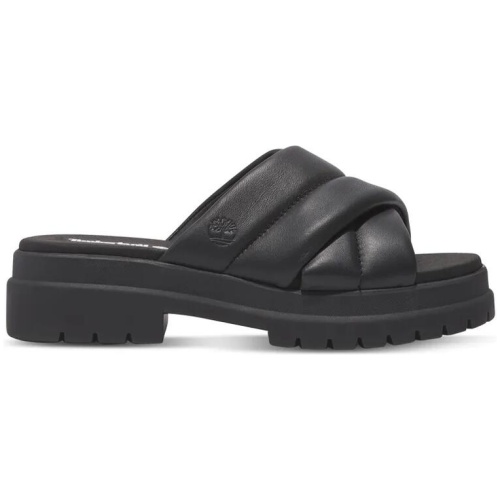 Women's London Vibe Slide Sandal Black 6 US Womens