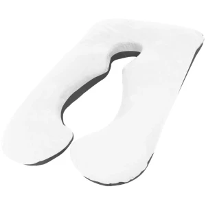 Woolcomfort Aus Made Maternity Pregnancy Nursing Sleeping Body Pillow Pillowcase Included Black x White