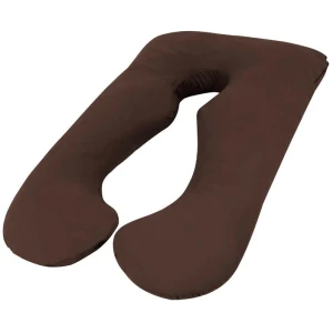 Woolcomfort Aus Made Maternity Pregnancy Nursing Sleeping Body Pillow Pillowcase Included Chocolate