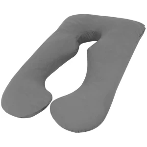 Woolcomfort Aus Made Maternity Pregnancy Nursing Sleeping Body Pillow Pillowcase Included Grey