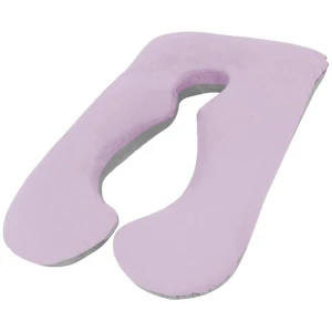 Woolcomfort Aus Made Maternity Pregnancy Nursing Sleeping Body Pillow Pillowcase Included Lilac x Grey