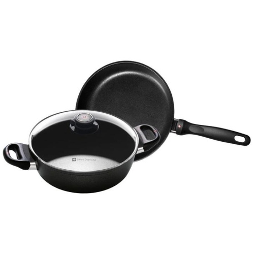 XD Nonstick Casserole and Fry Pan Set Size 47cmX28.4cm by Swiss Diamond