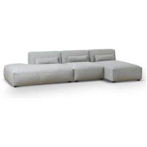 Yachin Left Chaise Sofa - Sterling Sand by Interior Secrets - AfterPay Available