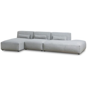 Yachin Right Chaise Sofa - Sterling Sand by Interior Secrets - AfterPay Available