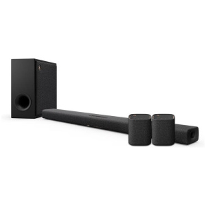 Yamaha True X System Bundle (SR-X50A Sound Bar with Subwoofer and WS-X1A Bluetooth Speaker) - Carbon Grey