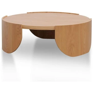 Zoey 1.1m Round Coffee Table - Natural by Interior Secrets - AfterPay Available
