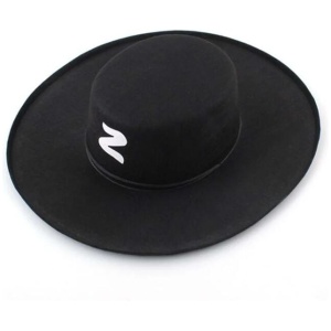 Zorro Hat Spanish Bandit Adult/Children Costume Party Halloween Dress