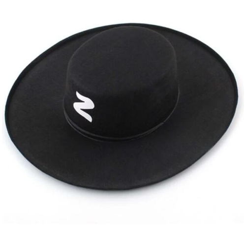 Zorro Hat Spanish Bandit Adult/Children Costume Party Halloween Dress