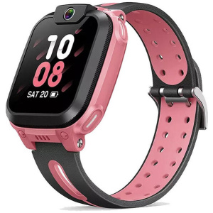 imoo Kids Smart Watch Phone Z1 (6 Month Konec Sim Card Bundle) - Grapefruit Red
