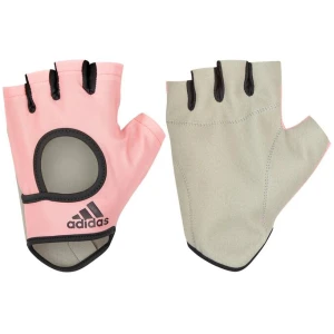 Adidas Womens Essential Gym Gloves Sports Weight Lifting Training - Pink - X-Large